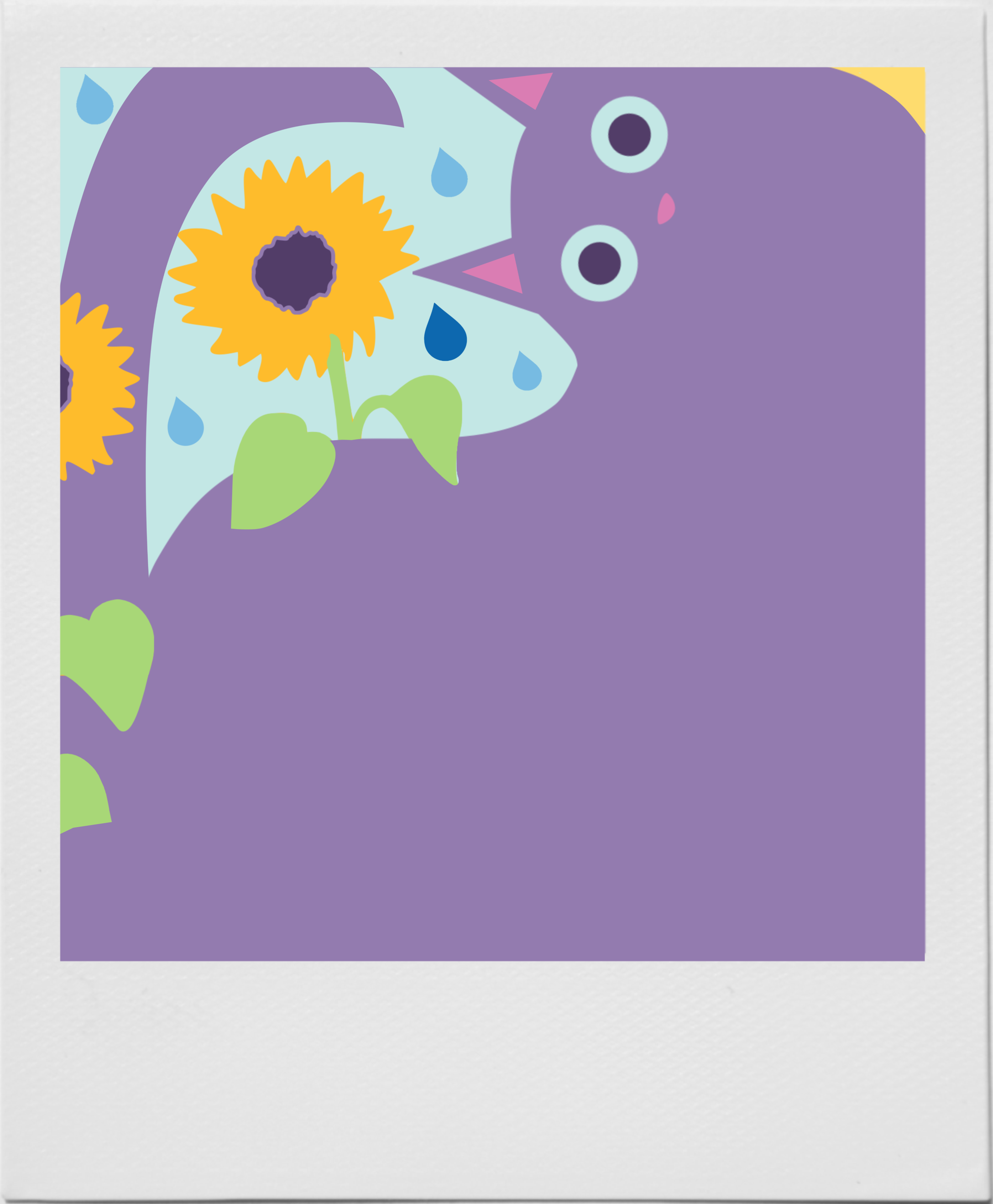 Squishy Kitty character from the mural